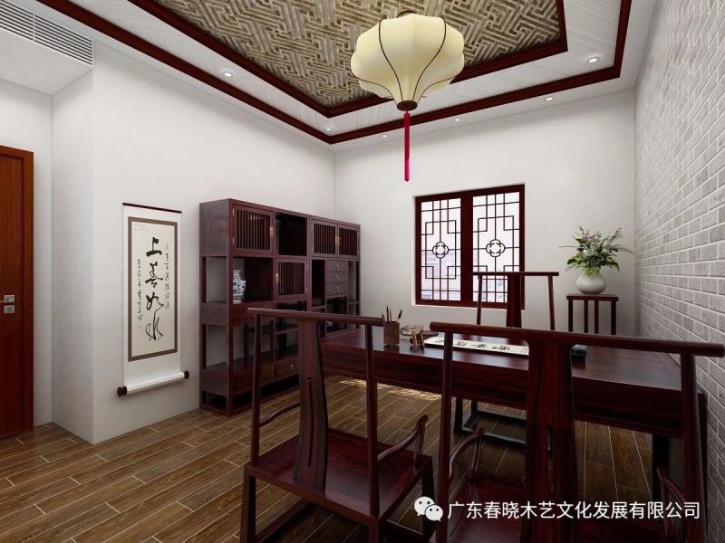 大紅酸枝之后，紅木市場主流當屬血檀與緬花(圖3)